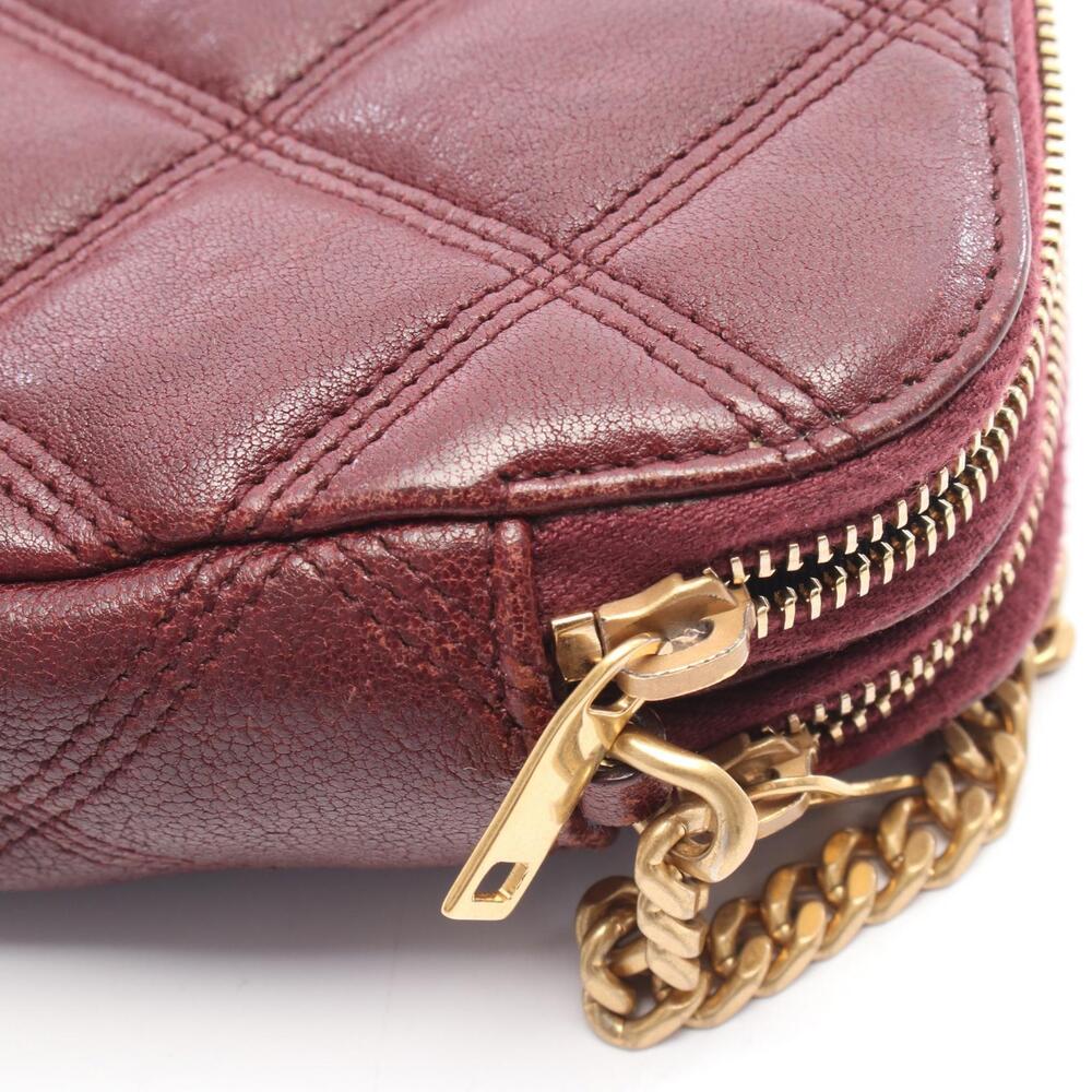 Saint Laurent Paris BECKY shoulder bag leather burgundy - Picture 8 of 8